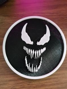 Venom Coaster (Color Swap ) 3D Printer Model