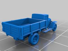 GAZ-MM-V Wartime Truck 1:160 (N) 3D Printer Model