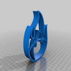 Campfire Cookie Cutter 3D Printer Model