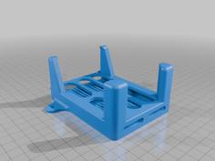 Raspberry Pi4 And SSD Wall Support 3D Printer Model