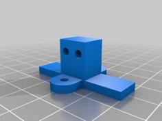 Parameterized Vertical Carriage For Kossel 3D Printer Model