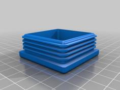 Cover Cap For Square Tube 3D Printer Model