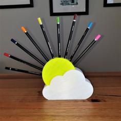 Sunshine Pencil Holder 3D Printer Model