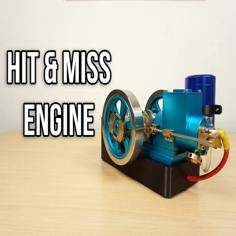 Hit & Miss Engine Model 3D Printer Model