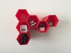 Honeycomb Shelf 3D Printer Model