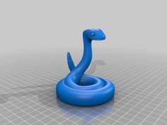 Cartoon Snake 3D Printer Model