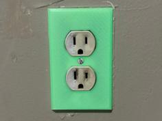 Outlet Cover 3D Printer Model