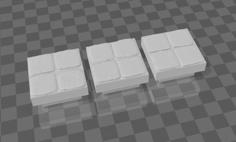 Basic Dungeon Floor (Dungeon Blocks Compatible) 3D Printer Model