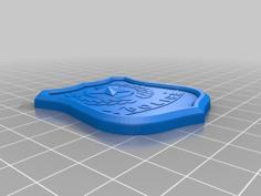 Police Badge 3D Printer Model