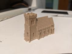 Wee Burgh Village Church 01 3D Printer Model