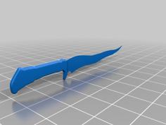 Skyrim Ebony Dagger 3D Printer Model