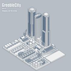 GreebleCity Set 03: Shipping And Receiving 3D Printer Model