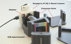 Raspberry Pi Extension For 3D-printed USB-spectrometer 3D Printer Model