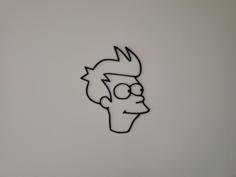 Fry – Futurama Wall Art 3D Printer Model