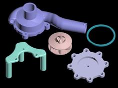 Centrifugal Water Pump – 15% Bigger 3D Printer Model