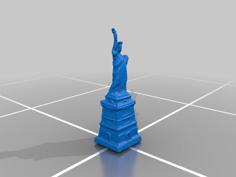 Mid-20th Century Statue Of Liberty Souvenir Model 3D Printer Model