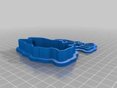 Bluey Cookie Stamp And Cutter 3D Printer Model