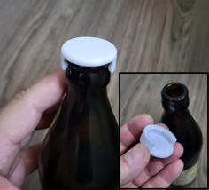 Bottle Cap For Crown Cork Bottles 3D Printer Model