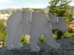 Flexi Polar Bear 3D Printer Model