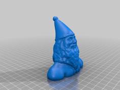 Santa Bust 3D Printer Model