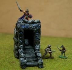 Crypt Entrance Stretch Goal For Stronghold On The Boarderlands *OpenLOCK* 3D Printer Model