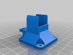 Lulzbot Mini Hexagon 40mm Fan Cover 3D Printer Model