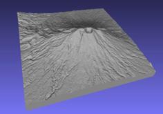 Mount Agung 3D Printer Model