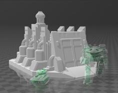 SciFi Building – CC War Factory – 6mm 3D Printer Model