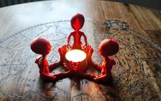 Alien – Tealight Holder 3D Printer Model