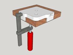 Woodworking Router Jig For Rounding Over Corners 3D Printer Model