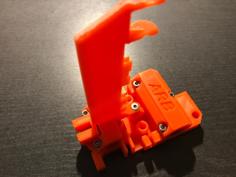 I3 MK2 X-Carriage With Screwed Bearings And Cable Chain 3D Printer Model