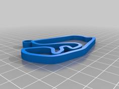 F1 Track Keychain – Autódromo José Carlos Pace – Interlagos – Brazil 3D Printer Model