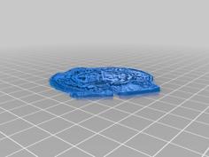 Gold Doubloon Front And Back 3D Printer Model