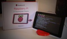 Raspberry Pi Touchscreen Display Stand 3D Printer Model