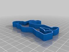 Zombie Cookie Cutter 3D Printer Model