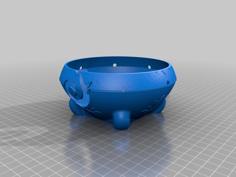 Porta Ovillo Lana 3D Printer Model