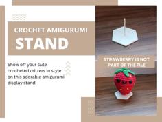 Crochet Amigurumi Stand 3D Printer Model