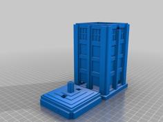 Tardis Bird Feeder 3D Printer Model