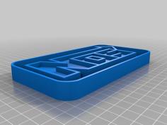 NOS Badge 3D Printer Model