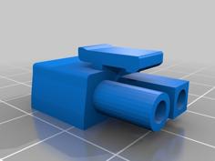 Two Pole Jack Connector 3D Printer Model