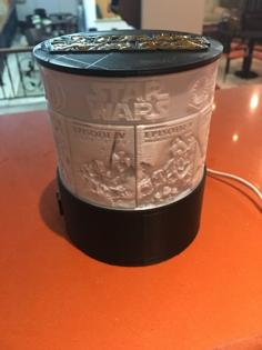 Star Wars Bedside Lamp Lithophane 3D Printer Model