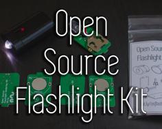 Open Source Flashlight Kit 3D Printer Model