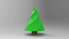 Twisted Christmas Tree 3D Printer Model