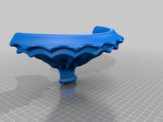 Oyster Mushroom Shelf 3D Printer Model