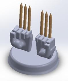 Wolverine Claw Pencil Holder 3D Printer Model