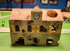 FOW Mediterranean Village – Train Station Damage 3D Printer Model