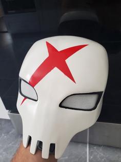 Red X Mask 3D Printer Model