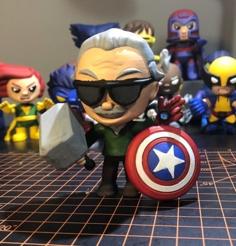 Stan Lee Mini – Marvel 3D Printer Model