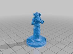 Dnd Mind Flayer Miniature 3D Printer Model