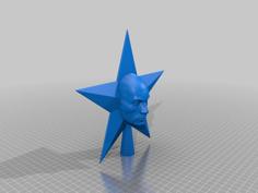 ROCKstar Tree Topper 3D Printer Model